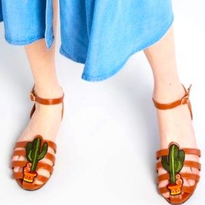 ModCloth Collectif Lulu Hun Cactus Sandals